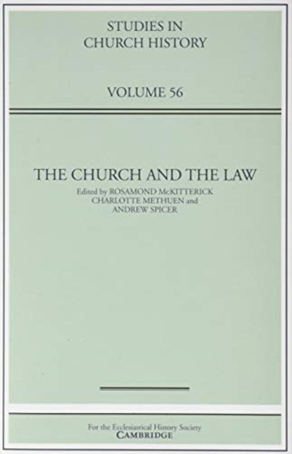 The Church and the Law: Volume 56, Hardback Book