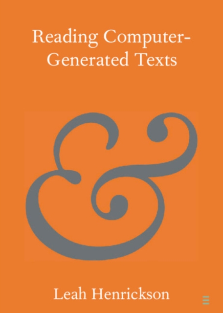 Reading Computer-Generated Texts, EPUB eBook