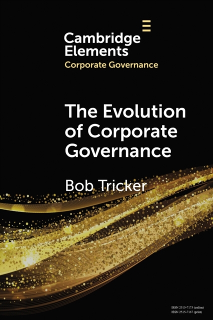 The Evolution of Corporate Governance, Paperback / softback Book