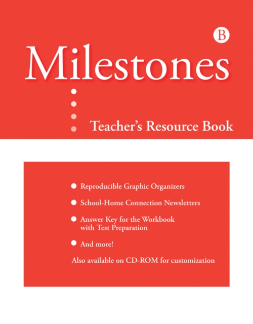 Milestones B: Teacher's Resource Book, Paperback / softback Book
