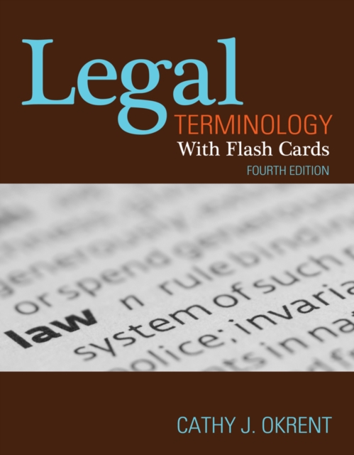 Legal Terminology with Flashcards, Paperback / softback Book