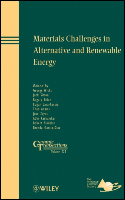 Materials Challenges in Alternative and Renewable Energy, Hardback Book