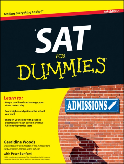 SAT For Dummies, Paperback Book