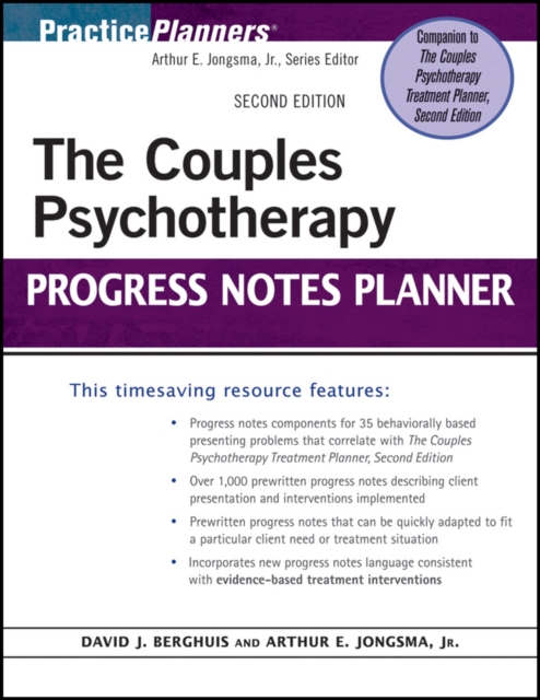 The Couples Psychotherapy Progress Notes Planner, PDF eBook