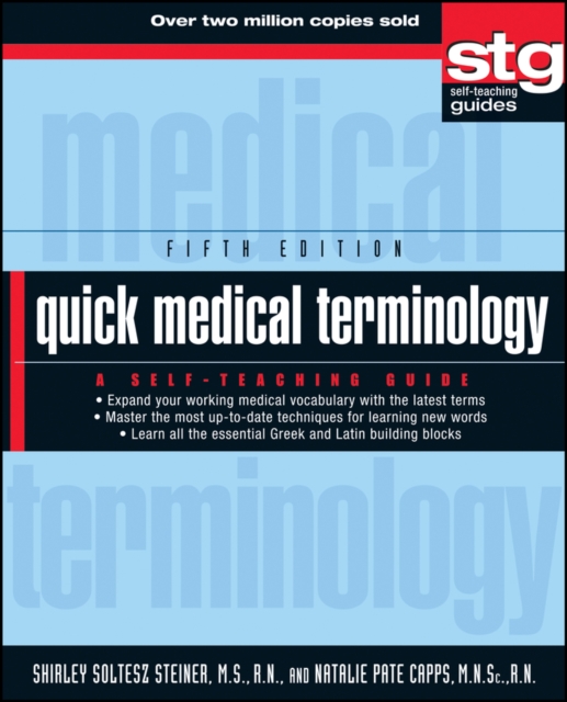 Quick Medical Terminology : A Self-Teaching Guide, PDF eBook