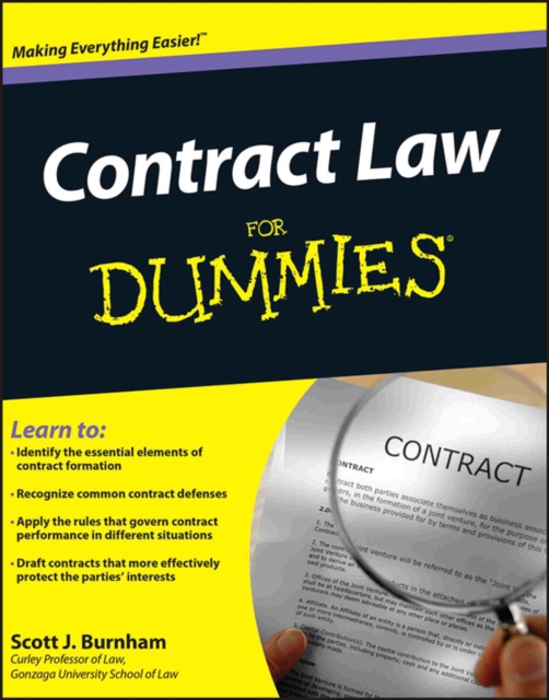 Contract Law For Dummies, Paperback / softback Book