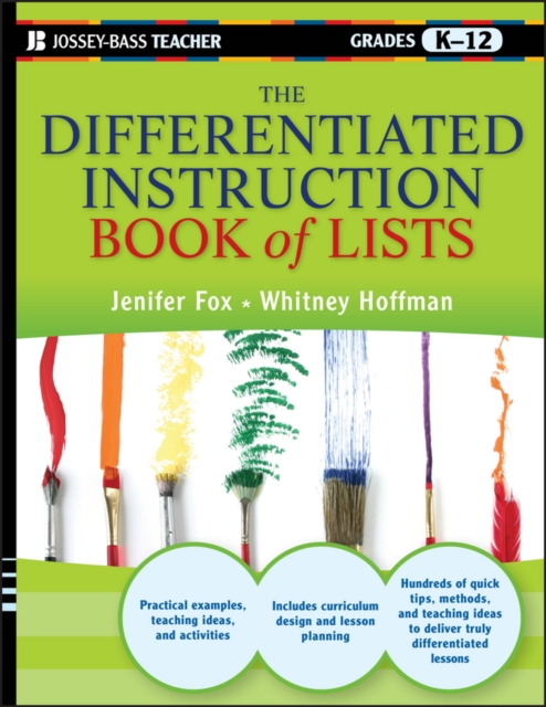 The Differentiated Instruction Book of Lists, EPUB eBook