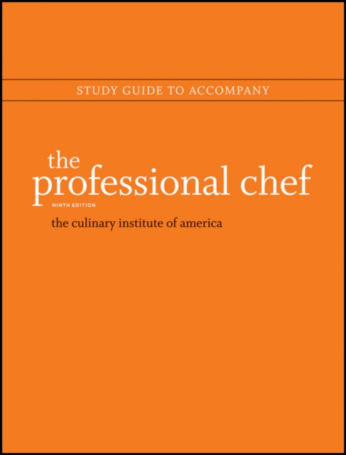 The Professional Chef, Study Guide, Paperback / softback Book