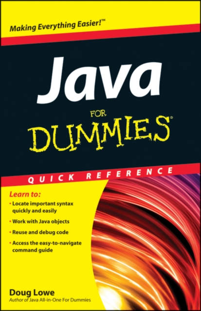Java For Dummies Quick Reference, Paperback / softback Book