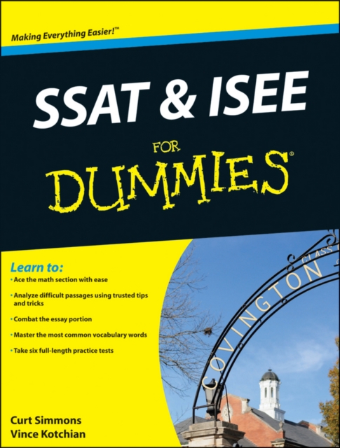 SSAT and ISEE For Dummies, PDF eBook