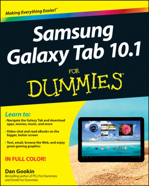 Samsung Galaxy Tab 10.1 For Dummies, Paperback Book