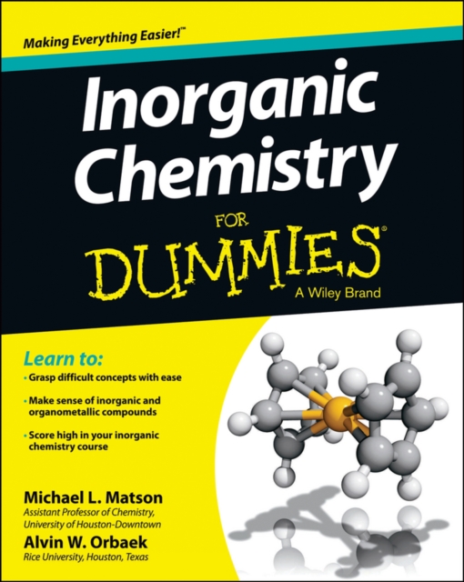 Inorganic Chemistry For Dummies, PDF eBook