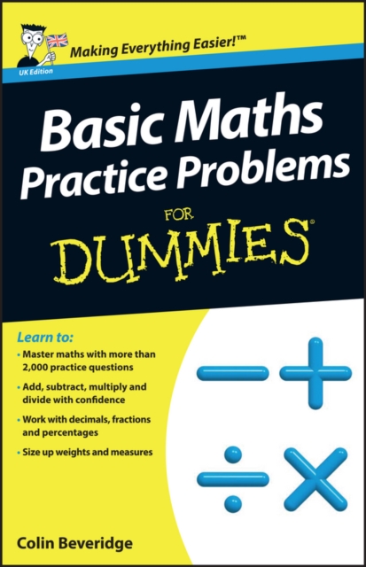 Basic Maths Practice Problems For Dummies, Paperback / softback Book