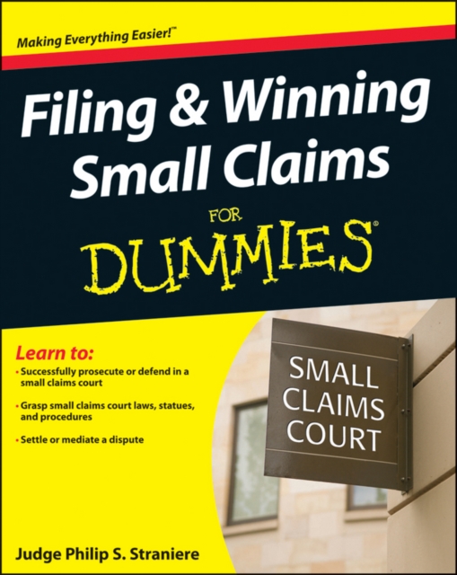 Filing & Winning Small Claims For Dummies, Paperback Book