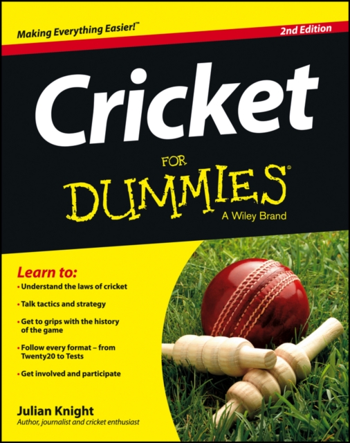 Cricket For Dummies 2e, Paperback / softback Book