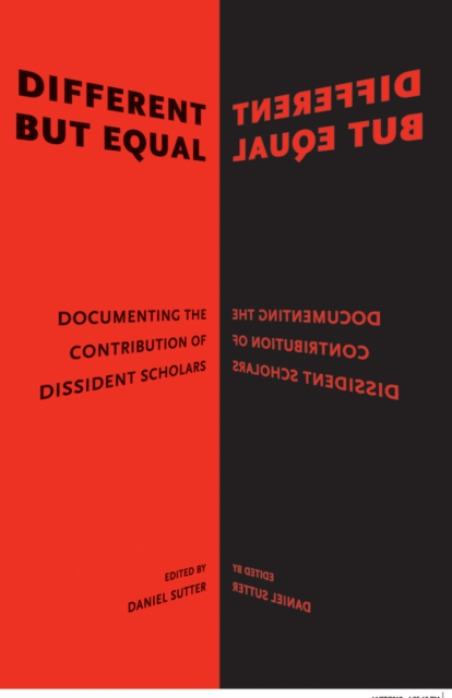 Different but Equal : Documenting the Contribution of Dissident Scholars, Paperback / softback Book