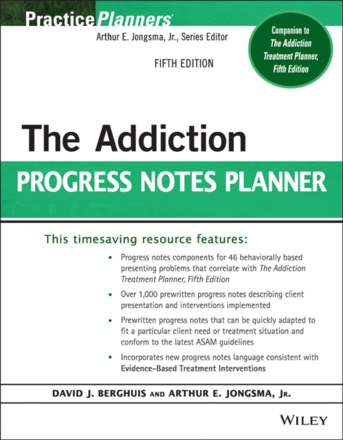 The Addiction Progress Notes Planner, Paperback / softback Book