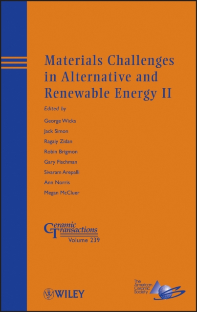 Materials Challenges in Alternative and Renewable Energy II, PDF eBook