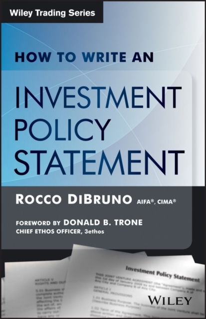 How to Write an Investment Policy Statement, Paperback / softback Book