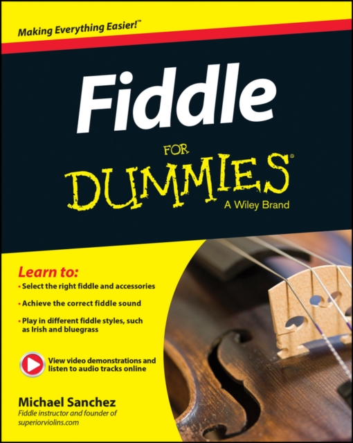 Fiddle For Dummies : Book + Online Video and Audio Instruction, Paperback / softback Book
