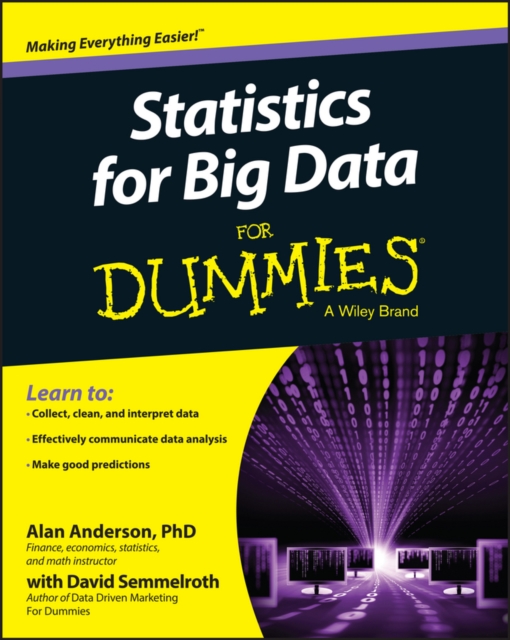 Statistics for Big Data For Dummies, Paperback / softback Book