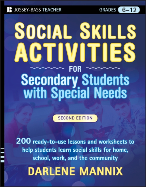 Social Skills Activities for Secondary Students with Special Needs, PDF eBook