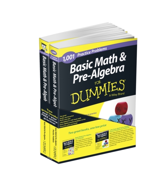 Basic Math and Pre-Algebra: Learn and Practice 2 Book Bundle with 1 Year Online Access, Paperback Book