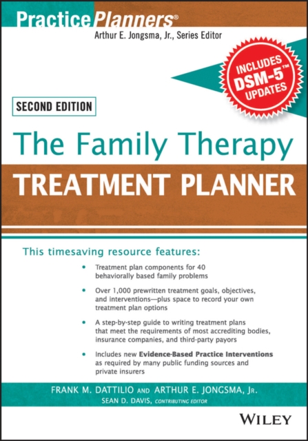 The Family Therapy Treatment Planner, with DSM-5 Updates, 2nd Edition, Paperback / softback Book