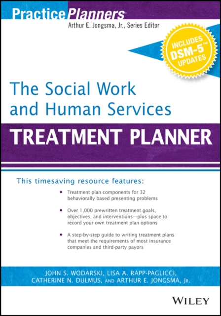 The Social Work and Human Services Treatment Planner, with DSM 5 Updates, EPUB eBook