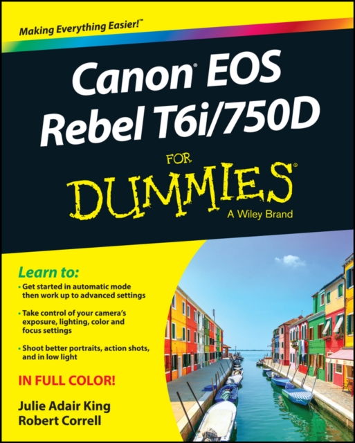 Canon EOS Rebel T6i / 750D For Dummies, EPUB eBook