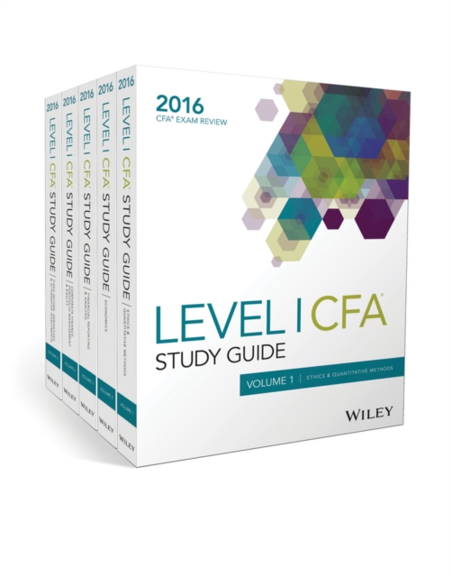 Wiley Study Guide for 2016 Level I CFA Exam: Complete Set, Paperback Book