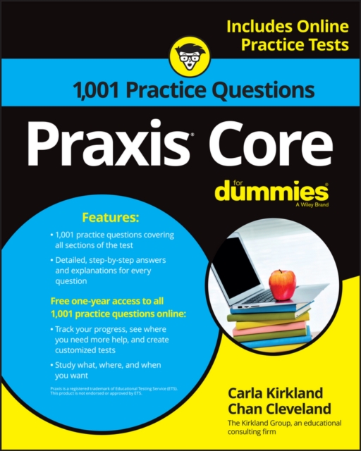 Praxis Core : 1,001 Practice Questions For Dummies, Paperback / softback Book