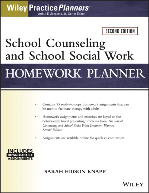 School Counseling and Social Work Homework Planner (W/ Download), PDF eBook