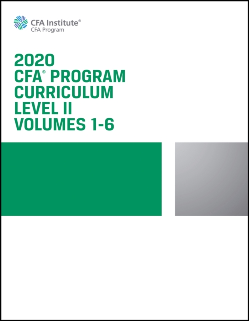 CFA Program Curriculum 2020 Level II, Volumes 1-6 Box Set, EPUB eBook