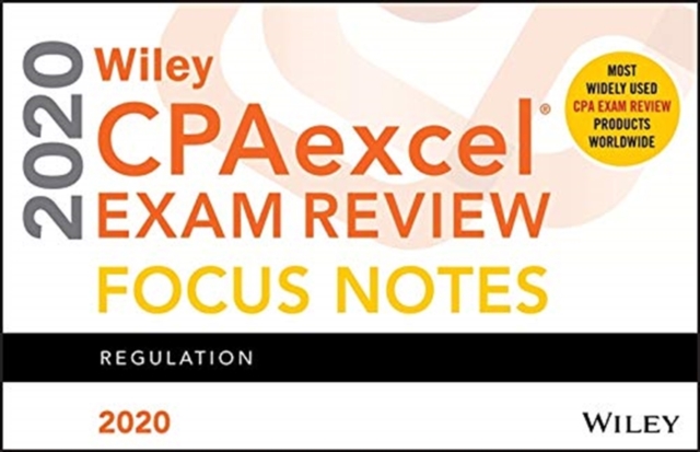 Wiley CPAexcel Exam Review 2020 Focus Notes : Regulation, Paperback / softback Book