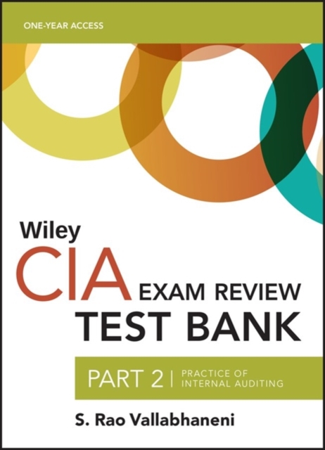 Wiley CIA Test Bank 2020: Part 2, Practice of Internal Auditing (1-year access), Paperback / softback Book