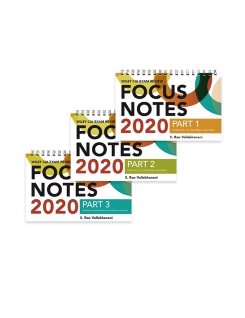 Wiley CIA Exam Review Focus Notes 2020 : Complete Set, Paperback / softback Book