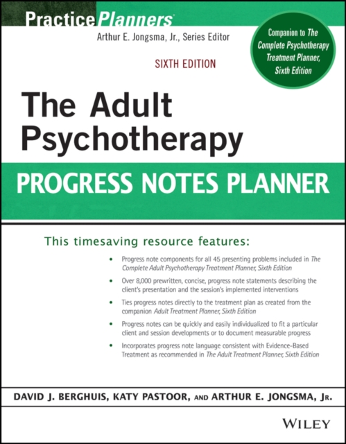 The Adult Psychotherapy Progress Notes Planner, Paperback / softback Book