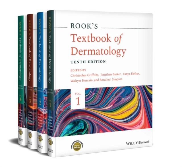 Rook's Textbook of Dermatology, 4 Volume Set, Hardback Book