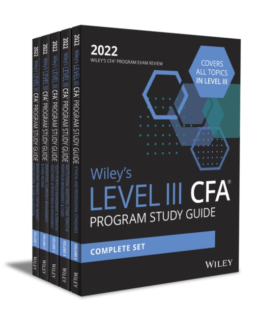 Wiley's Level III CFA Program Study Guide 2022 : Complete Set, Paperback / softback Book