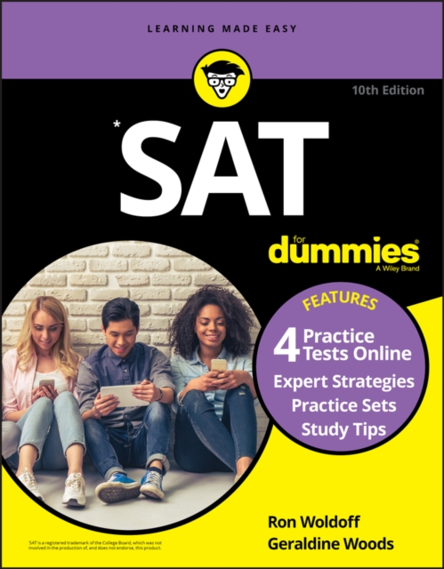 SAT For Dummies : Book + 4 Practice Tests Online, Paperback / softback Book