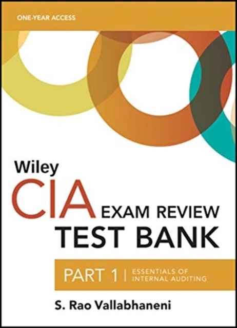 Wiley CIA Test Bank 2021 : Part 1, Essentials of Internal Auditing (1-year access), Paperback / softback Book