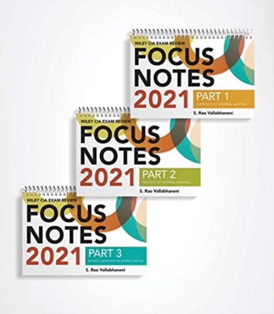 Wiley CIA Exam Review Focus Notes 2021: Complete Set, Paperback / softback Book