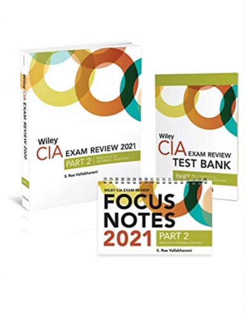 Wiley CIA Exam Review 2021 + Test Bank + Focus Notes: Part 2, Practice of Internal Auditing Set, Paperback / softback Book