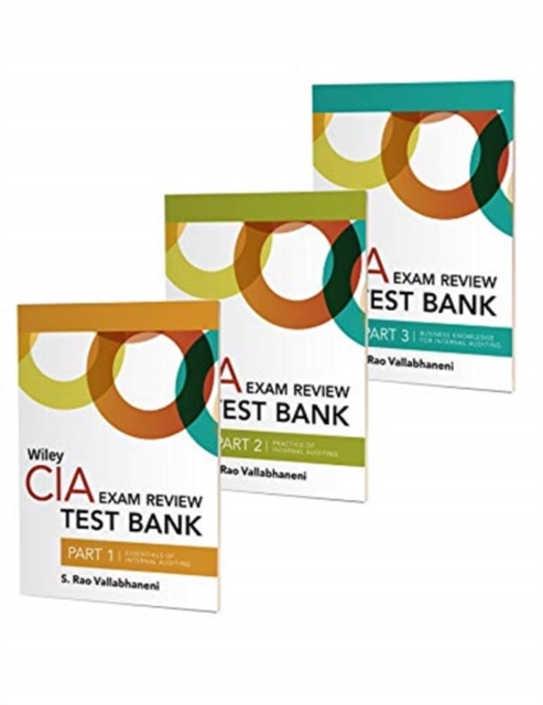 Wiley CIA Exam Review Test Bank 2021: Complete Set (2-year access), Paperback / softback Book