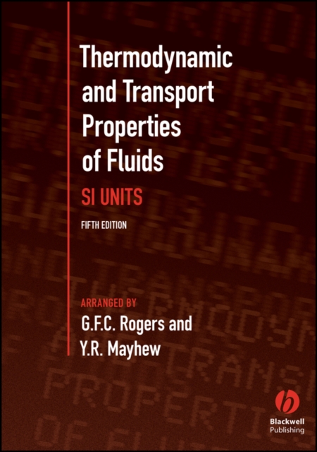 Thermodynamic and Transport Properties of Fluids, PDF eBook