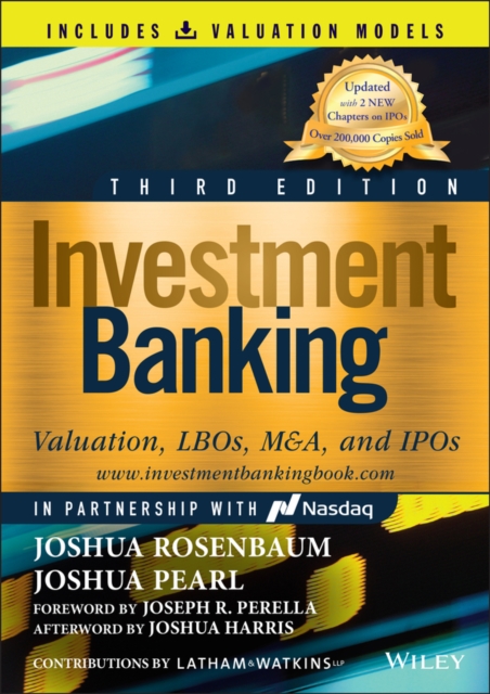 Investment Banking : Valuation, LBOs, M&A, and IPOs (Book + Valuation Models), Hardback Book