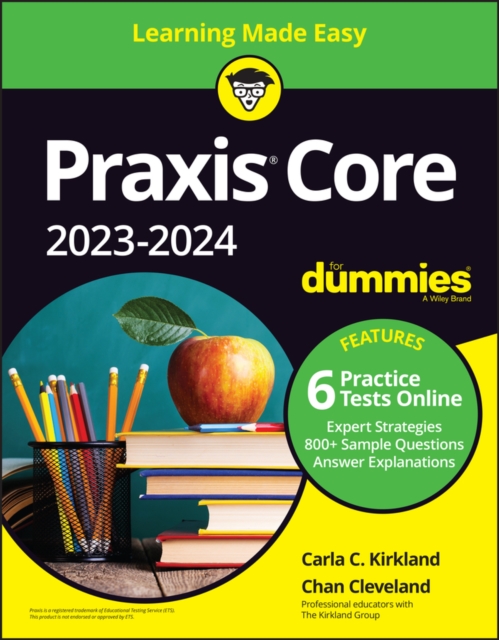 Praxis Core 2023-2024 For Dummies with Online Practice, EPUB eBook