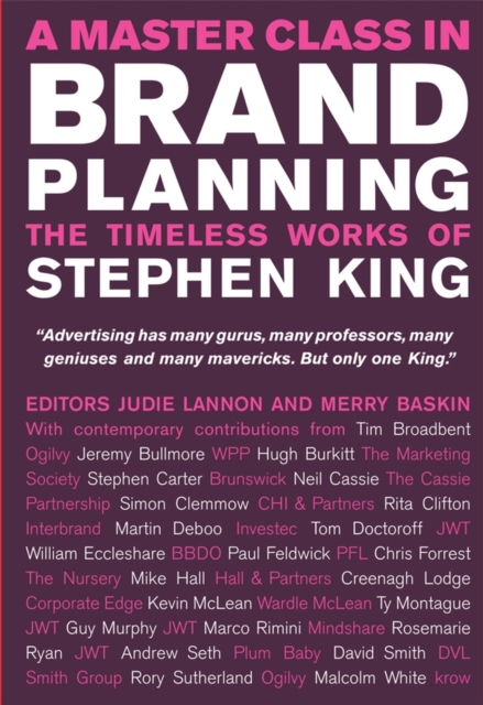 A Master Class in Brand Planning : The Timeless Works of Stephen King, EPUB eBook