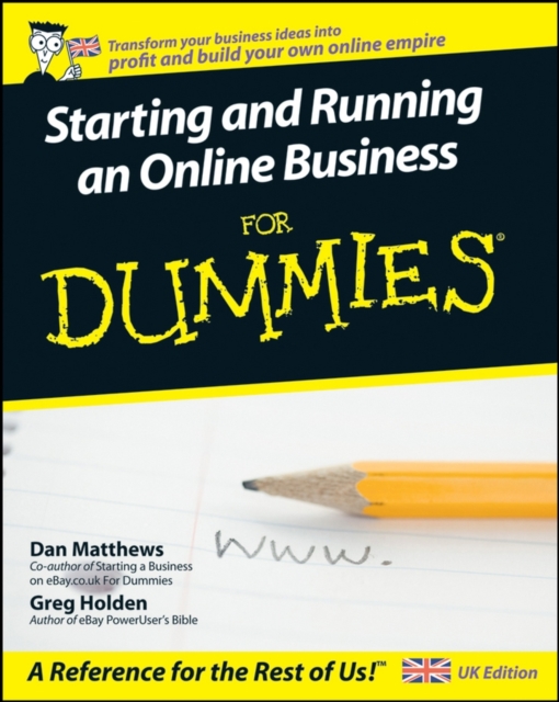 Starting and Running an Online Business For Dummies, EPUB eBook